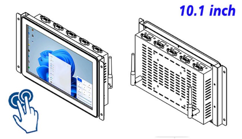 10.1 inch Embedded computer touch screen