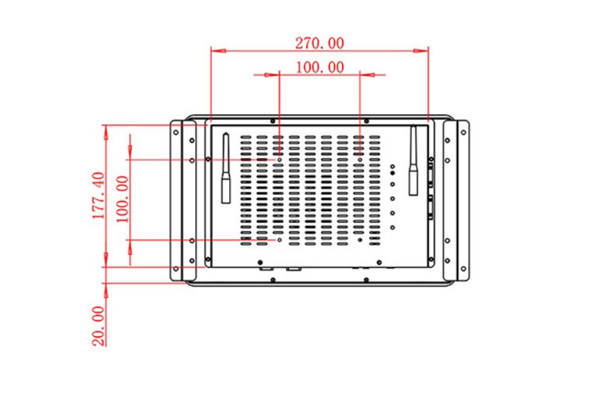 13.3 inch open frame computer touch screen factory