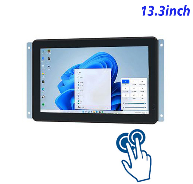 13.3 inch open frame industrial grade computer touch screen