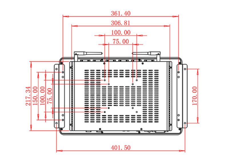 15.6 inch Embedded computer touch screen