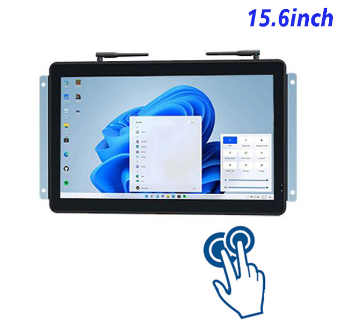 15.6 inch open frame industrial grade computer touch screen