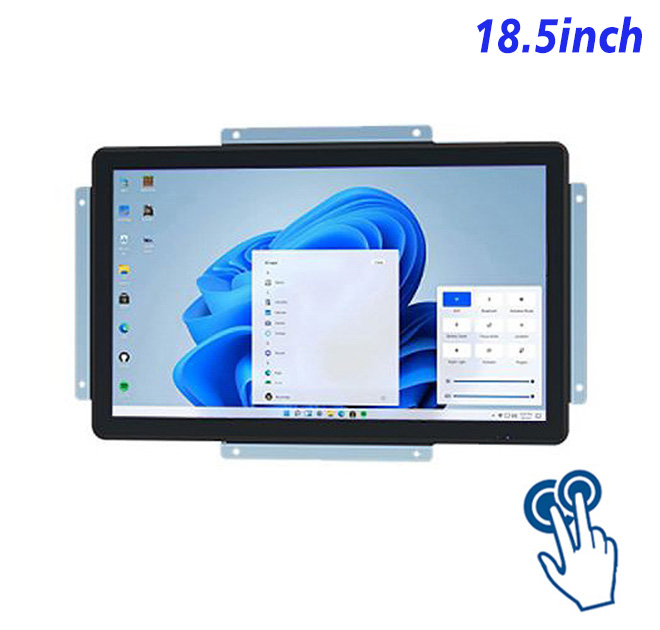 18.5 inch open frame industrial grade computer touch screen