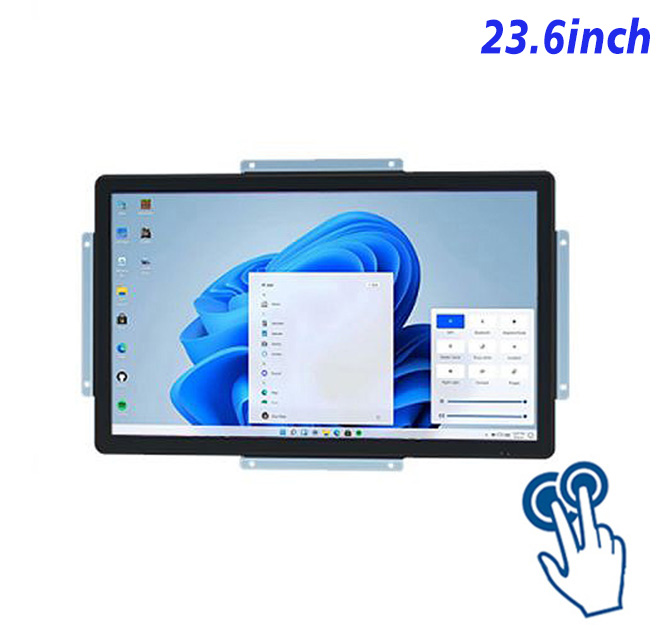 23.6 inch Flush mount industrial grade computer touch screen