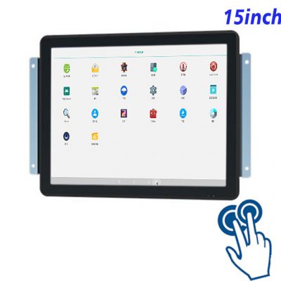 Flush mount industrial grade Android touch LCD Display