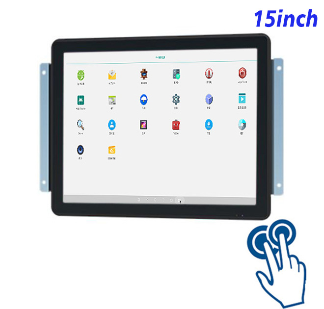 Flush mount industrial grade Android touch LCD Display