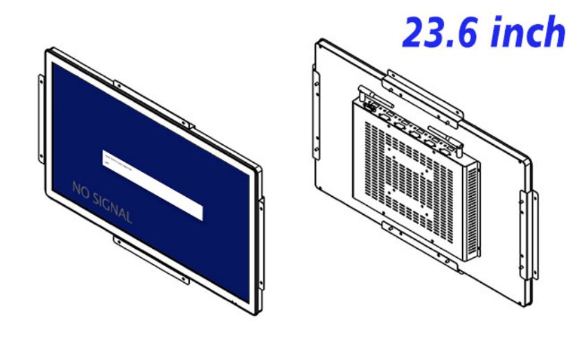 inch Flush mount lcd monitor