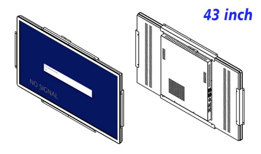 inch Flush mount lcd monitor