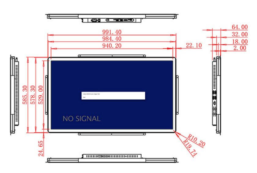 inch open frame lcd monitor