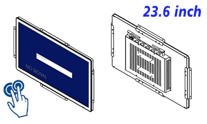 industrial grade Embedded PCAP Touch lcd monitor factory