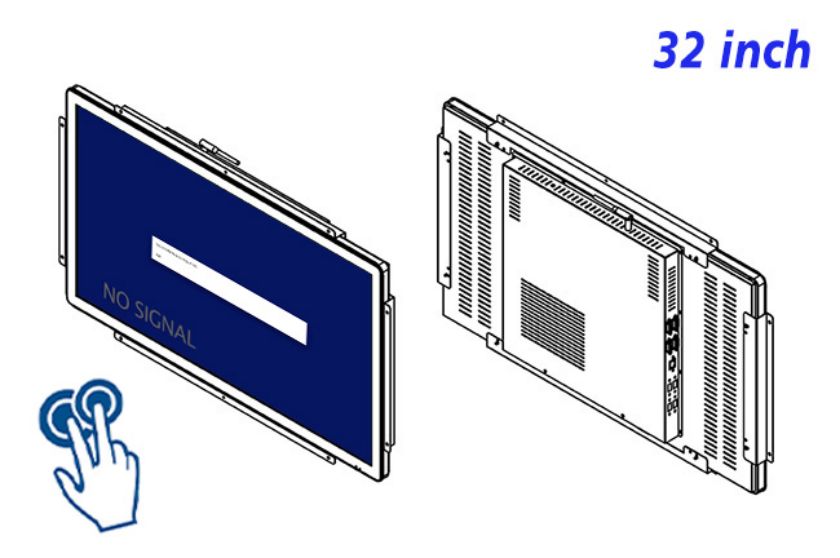 industrial grade Embedded PCAP Touch lcd monitor factory