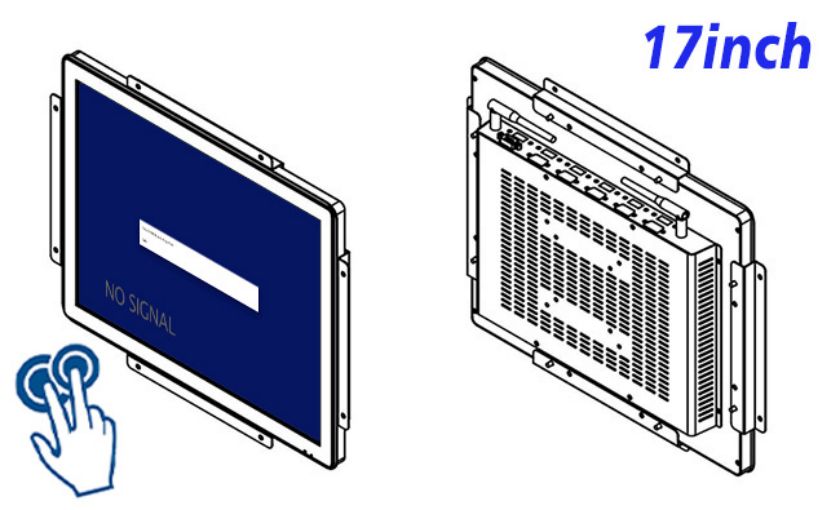 industrial grade Embedded PCAP Touch lcd monitor price