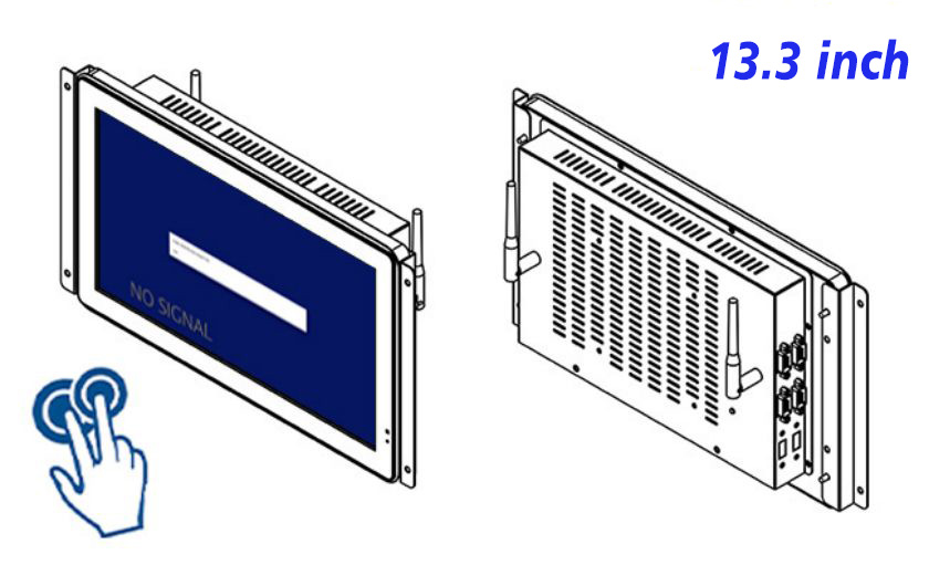 industrial grade open frame PCAP Touch lcd monitor price