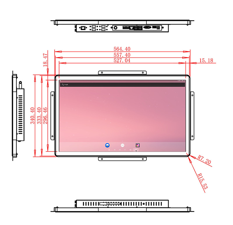 nch Embedded Android LCD Display price