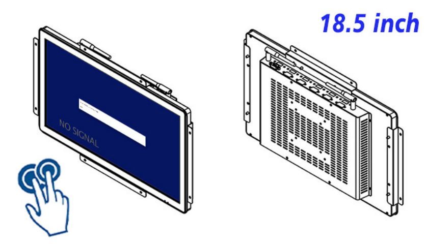 open frame industrial grade PCAP Touchscreen lcd monitor