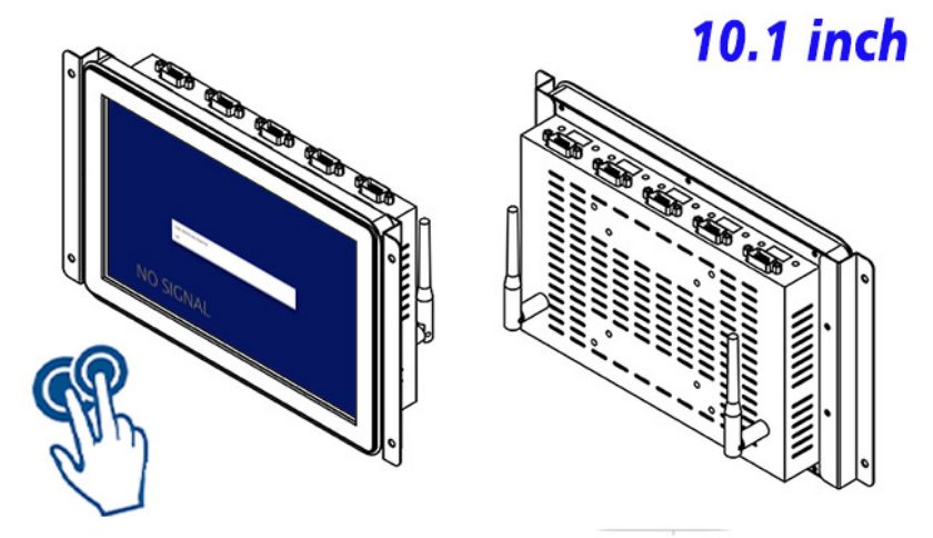 open frame industrial grade PCAP Touchscreen lcd monitor