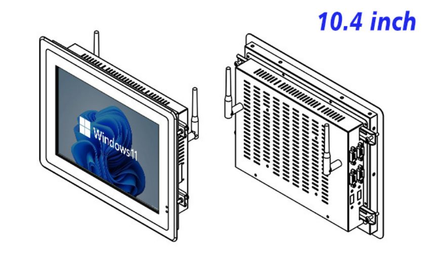 10.4 inch open frame computer screen