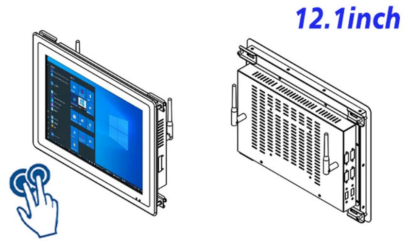 12.1 inch Embedded computer touch screen cost