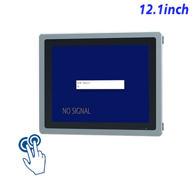 12.1 inch open frame industrial grade PCAP touch lcd monitor