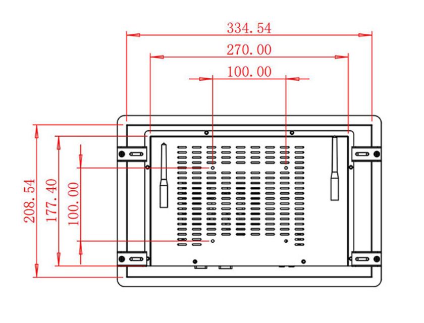 13.3 inch Embedded PCAP touch lcd monitor price