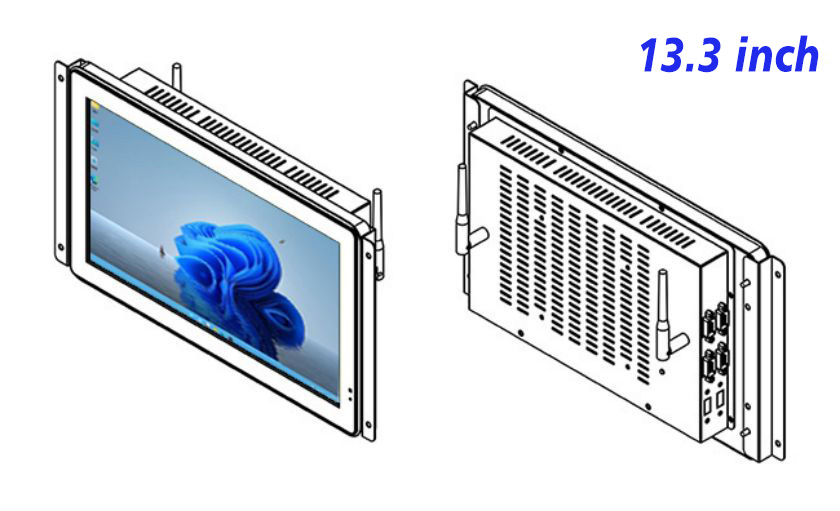 13.3 inch open frame computer screen factory