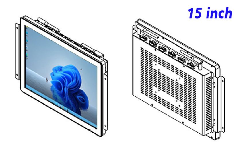 15 inch Embedded computer screen