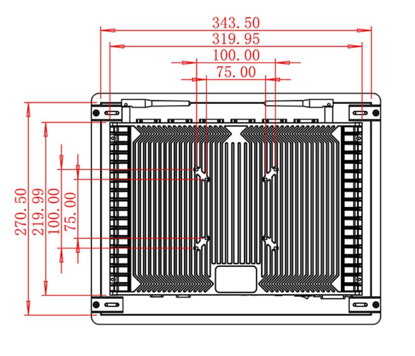 15 inch Embedded computer touch screen