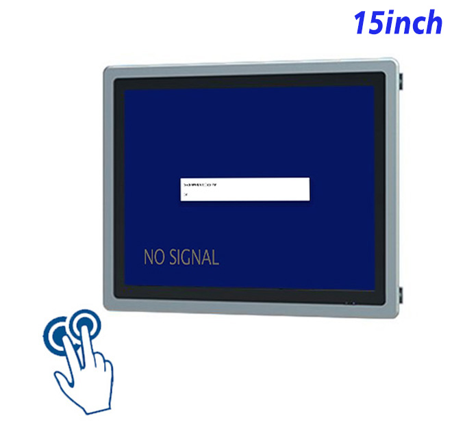 15 inch Flush mount PCAP touch lcd monitor