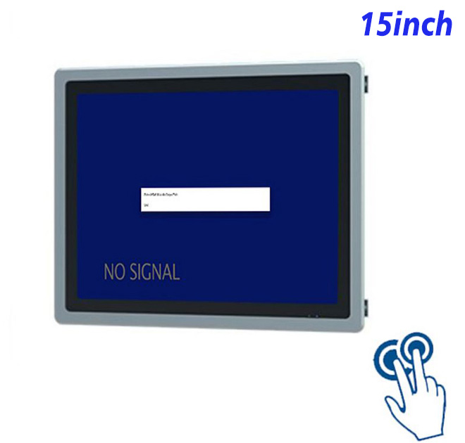 15 inch open frame industrial grade PCAP Touchscreen lcd monitor