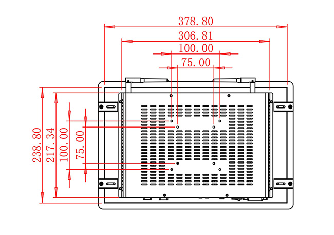 15.6 inch Embedded PCAP touch lcd monitor factory