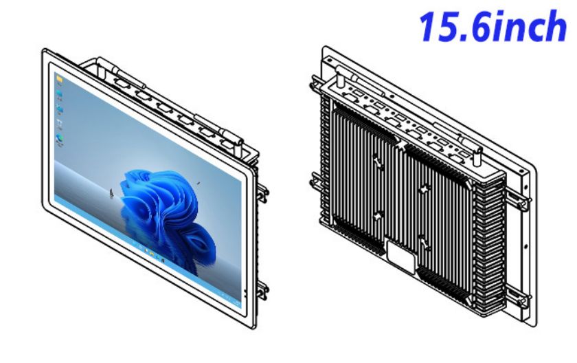 15.6 inch Embedded computer screen