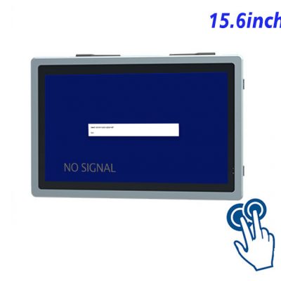 15.6 inch Flush mount industrial grade PCAP Touchscreen lcd monitor