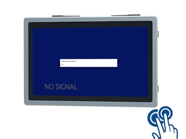 15.6 inch Flush mount industrial grade PCAP Touchscreen lcd monitor