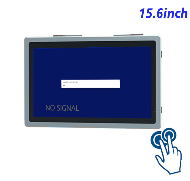 15.6 inch Flush mount industrial grade PCAP Touchscreen lcd monitor