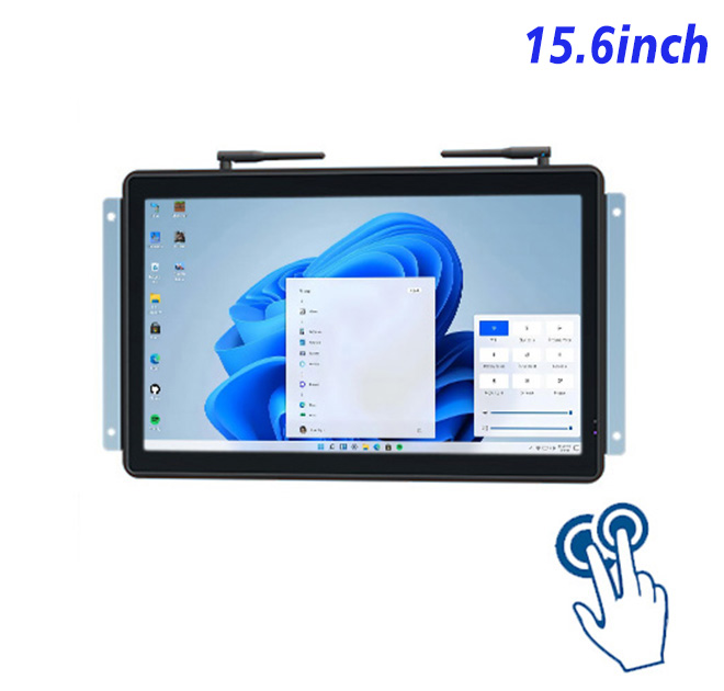 15.6 inch open frame industrial grade computer touch screen