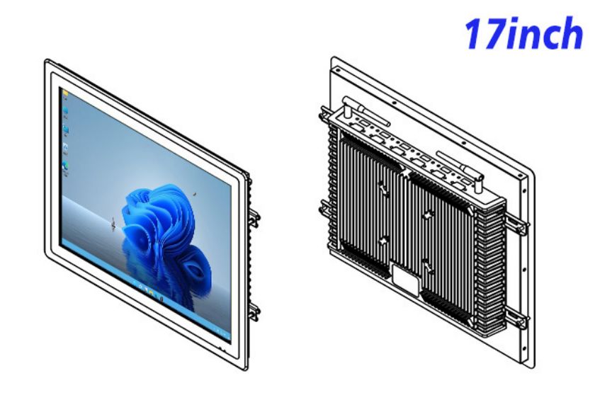 17 inch Embedded computer screen cost