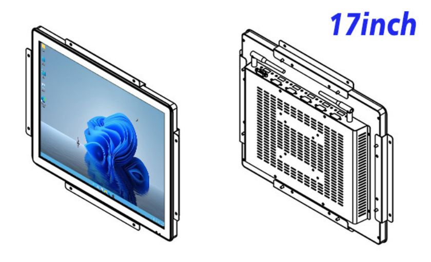 17 inch Flush mount computer screen