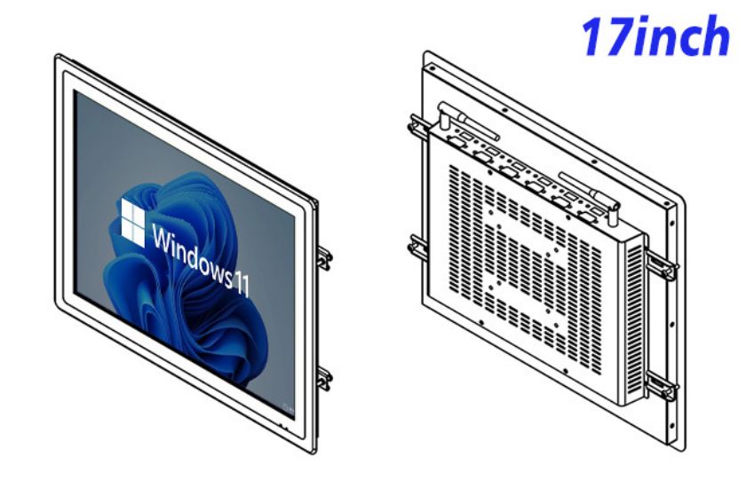 17 inch open frame computer screen cost