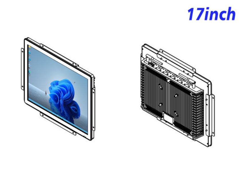 17 inch open frame computer screen cost