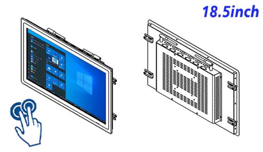 18.5 inch Embedded computer touch screen