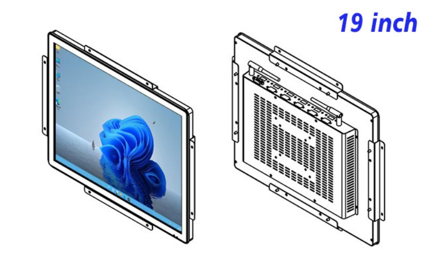 19 inch Flush mount computer screen