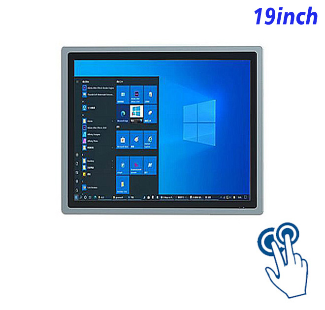 19 inch open frame industrial grade computer touch screen