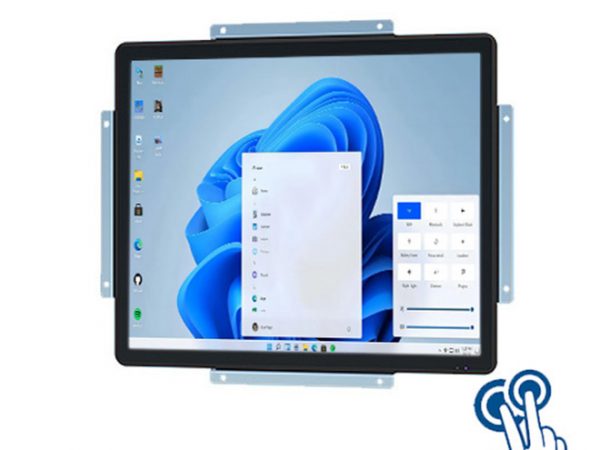 19 inch open frame industrial grade computer touch screen