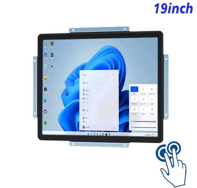 19 inch open frame industrial grade computer touch screen