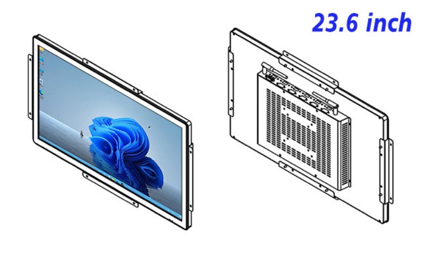 23.6 inch open frame computer screen