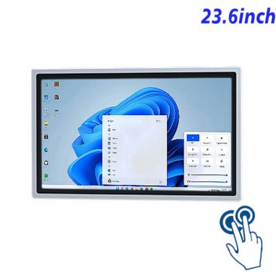 23.6 inch open frame industrial grade computer touch screen