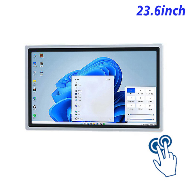 23.6 inch open frame industrial grade computer touch screen