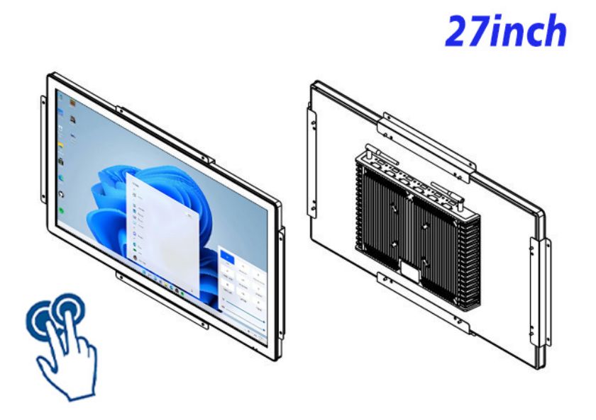 27 inch Embedded computer touch screen cost