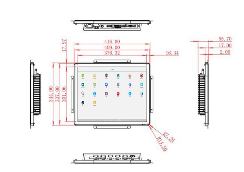 Embedded Android LCD Display