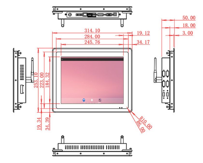 Embedded Android LCD Display