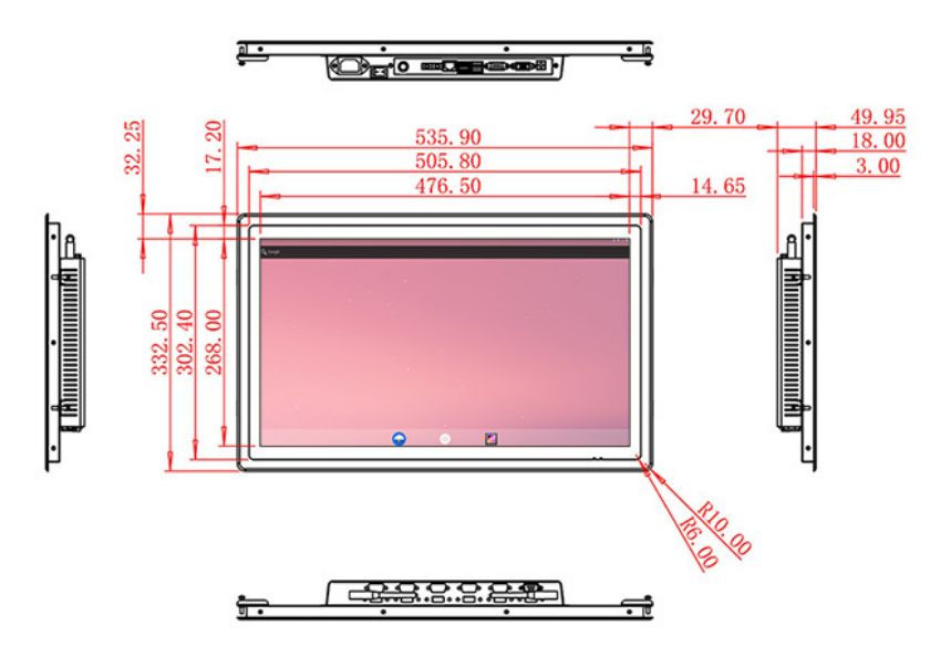 Embedded Android LCD Display